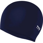 Tyr latex swim cap тъмно син