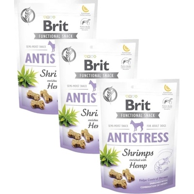 BRIT CARE DOG FUNCTIONAL SNACK SHRIMP ANTISTRESS 3 x 150 g