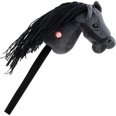 Plyšová hlava koně na tyči Hobby Horse Longhair Black Sounds – Hledejceny.cz