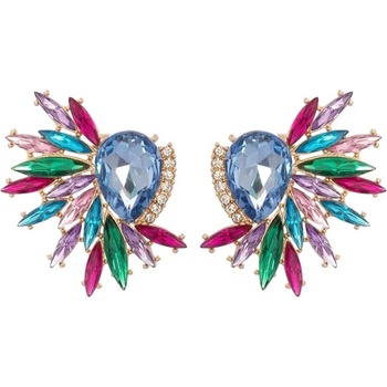 HARAHU Обеците fl-33415 - Синя / Многоцветен kp33415 (fl-33415)