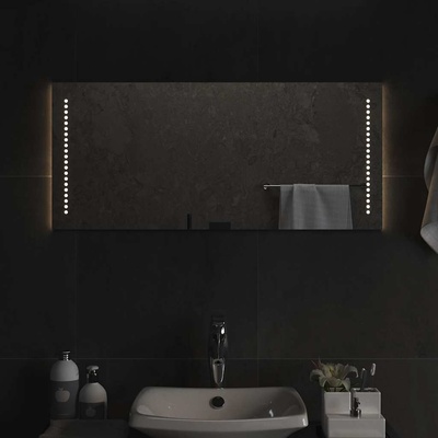 vidaXL LED огледало за баня, 90x40 см (151731)