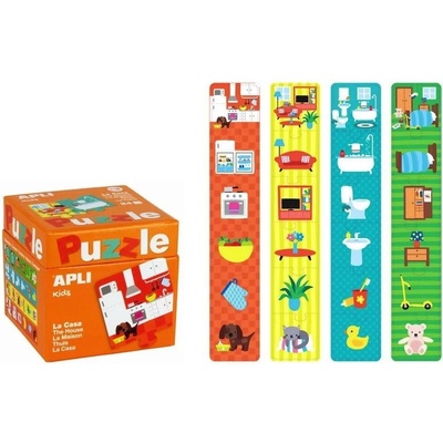 APLI Образователен пъзел apli от 24 части - Предметите в къщи (13193)