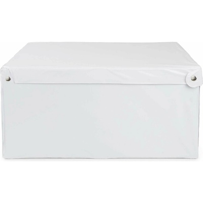 Compactor SMART 4 skládací úložná krabice s víkem bílá PVC 50 x 40 x 25 cm