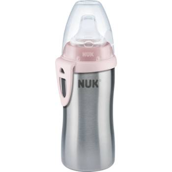 Nuk Active Cup Stainless Steel детско шише Rose 215ml