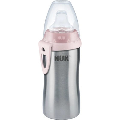 Nuk Active Cup Stainless Steel детско шише Rose 215ml