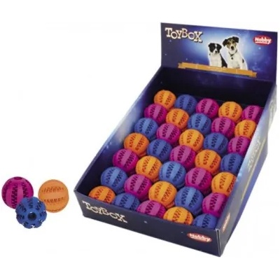 NOBBY Гумена топка с шипове различни цветове nobby Германия 60455 - 5 см