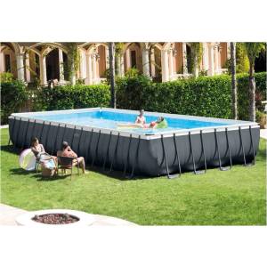 Intex Басейн с тръбна рамка Intex 26378 Ultra Quadra XTR 975x488x132 см (3509721)