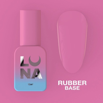 Hybridní báze na nehty Luna Rubber Base transparentní 13 ml