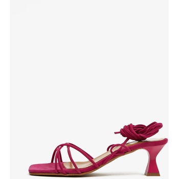 Ojju Тъмнорозови дамски сандали с връзки от велур OJJU Ojju | Rozov | ЖЕНИ | 36