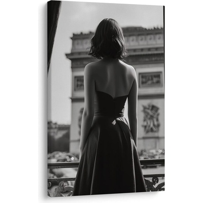 Obraz elegance v černobílém světle - 40x60