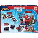 Superpack 4v1 Spider-man Educa domino pexeso a 2 puzzle s 25 dielikmi