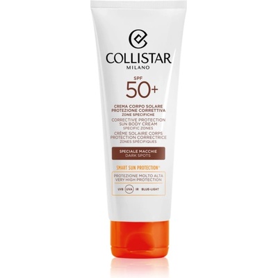 Collistar Sun Corrective Protection Body Cream Specific Zones SPF 50+ интензивен автобронзиращ крем против пигментни петна 100ml