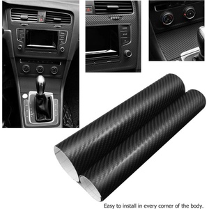 7d Декоративно автомобилно wrap фолио 1.52 x 18m черен карбон black carbon