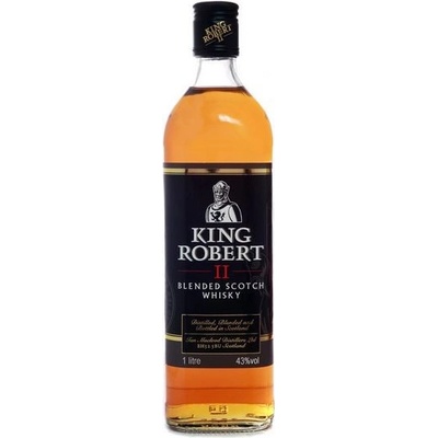 King Robert II Scotch 43% 1 l (holá láhev)