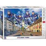 EUROGRAPHICS Пъзел Eurographics от 1000 части - Отбор по хокей на лед "Straubing Tigers (60006001)