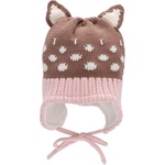 Sterntaler Детска плетена шапка Sterntaler - Коте, 51 cm, 18-24 месеца (4702246-985) - baby