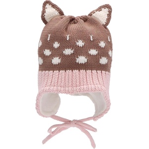 Sterntaler Детска плетена шапка Sterntaler - Коте, 51 cm, 18-24 месеца (4702246-985) - baby