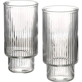 MONDEX Комплект стъклени чаши за вода 400мл, 4 броя (1580)