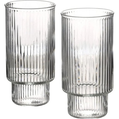 MONDEX Комплект стъклени чаши за вода 400мл, 4 броя (1580)