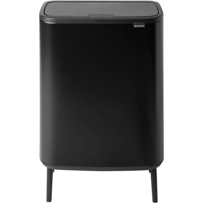 Brabantia Кош за смет Brabantia Bo Touch Hi 2x30L, Matt Black (1001264)