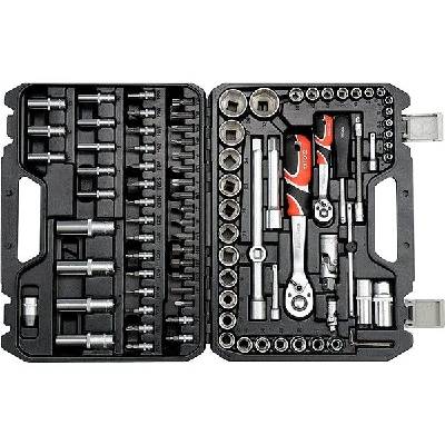 YATO Gola sada 1/2", 1/4" + příslušenství 94 ks YT-12681