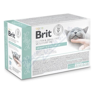 Brit Vet.Diet Gravy Urin.&Str.Relief Turey 12 x 85 g
