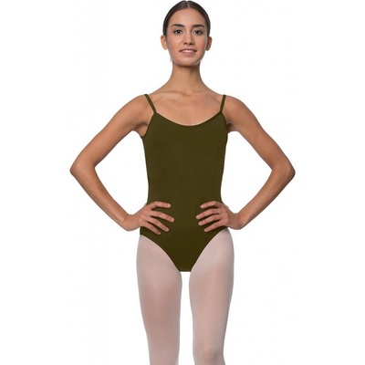 Lulli trikot na špagetové ramienka LUB217 khaki