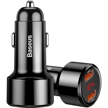 BASEUS Magic Series autonabíjačka 2x USB QC3.0 6A, čierna