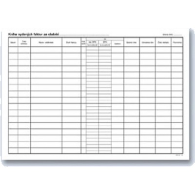 Optys 1010 Kniha vydaných faktur