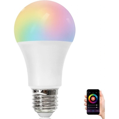 Aigostar B.V. LED RGBW Stmievateľná žiarovka A60 E27/9W/230V 2700-6500K Wi-Fi