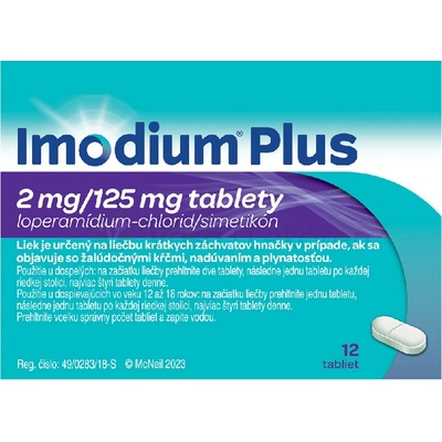 Imodium Plus tbl. 12 x 2 mg/125 mg