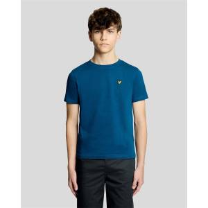 Lyle and Scott Детска тениска Lyle and Scott Lyle & Scott Kids Plain Cotton T-Shirt - Blue