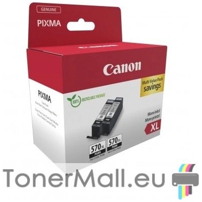 Canon Комплект 2бр. мастилени касети Canon PGI-570XL Black (0318C010AA)