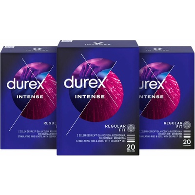 Durex Intense 3 × 20 ks