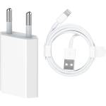 Planet Tech Зарядно съвместимо с Apple, 220V, 5W, с Lightning кабел (0030)