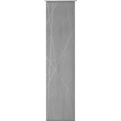 Japonská stena na mieru Beam, sivá, polotransparent, šírka 60 cm