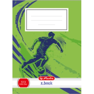 Herlitz Sešit A5 linkovaný 513 Fotbalista