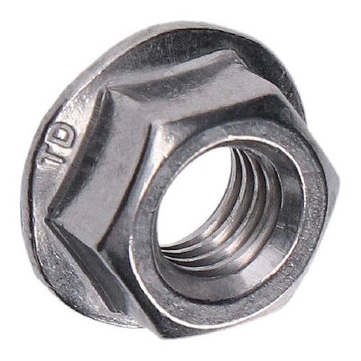 Nerezová matica (M8), podobné DIN 6923 /AISI 304