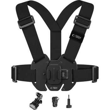 Tech-Protect Гръдна стойка за GoPro / DJI от Tech Protect GA100 - Черна (5906302371761)
