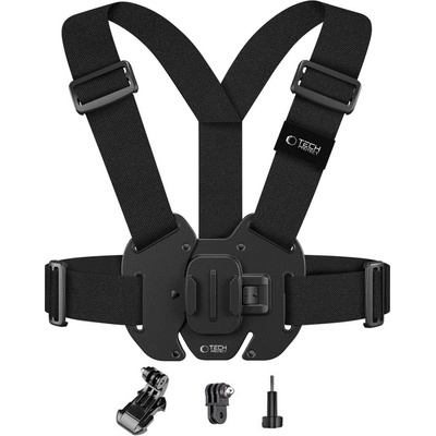 Tech-Protect Гръдна стойка за GoPro / DJI от Tech Protect GA100 - Черна (5906302371761)