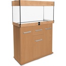 Diversa Solid LED akvarijní set rovný buk 112 l
