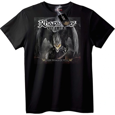 NOONEBRAND Тениска Rhapsody of Fire Dark Wings - 2XL, White