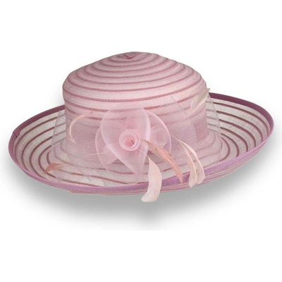 Krumlovanka dámský slavnostní klobouk C-068 růžový