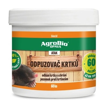 AgroBio Atak Odpuzovač krtků 60 ks