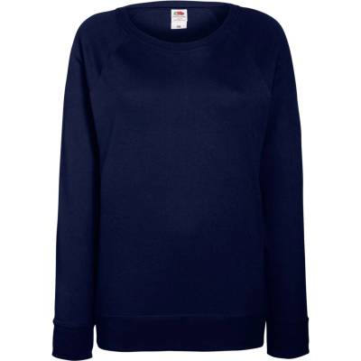 Fruit of the Loom COTT | FOL | Дамски суитшърт Lady-Fit LW Raglan, тъмносин, XS (162146a3600)