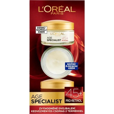 L´Oréal Paris Age Specialist 45+ denní + noční krém 2 x 50 ml dárková sada