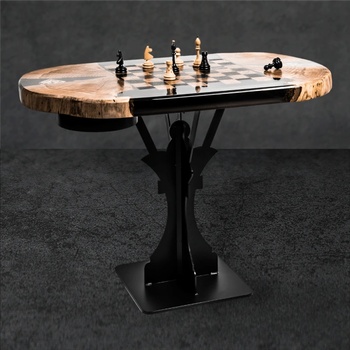 Shakhmaten magazin Шахматна маса fl Дърво - дизайн