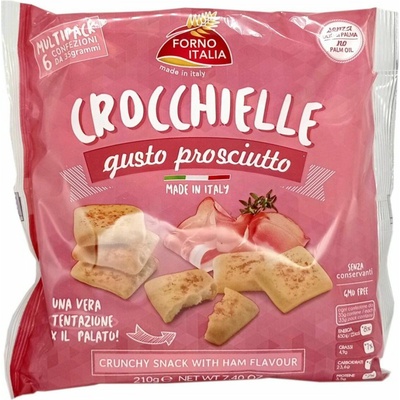 Forno Italia slané chrumkavé krekry s príchuťou šunky 210 g