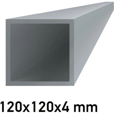 Hliníkový jekl čtvercový 120x120x4 mm 3 m (AL-120x120x4-3)