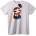 NOONEBRAND Тениска Анимационно момиче с розов телефон - 6XL, White